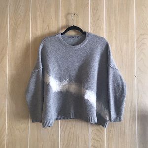 Elk Medium Wool Blend Felted Oversized Sweater